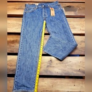 Levi's 501 Button Fly Jeans for Men, Light Blue 34x30